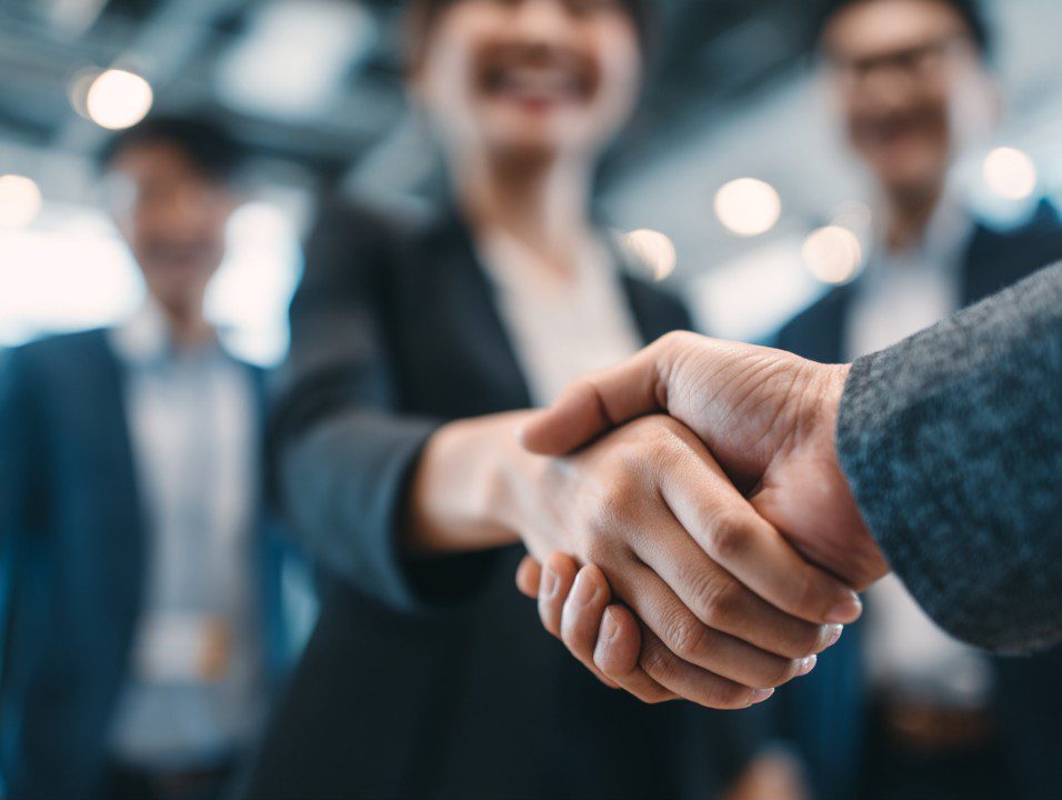 Professional handshake